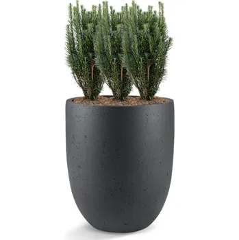 Květináč D-lite Classico High Antracit Concrete 52x61cm + doprava zdarma