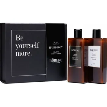Kosmetická sada Dárková sada šamponu na vlasy a sprchového krému NOBERU Hair&Body Sandalwood