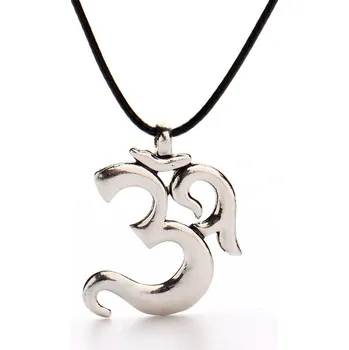 Souprava šperků Přívěsek na krk - Om - kožený řemínek (Om, přívěsek na krk - kožený řemínek)