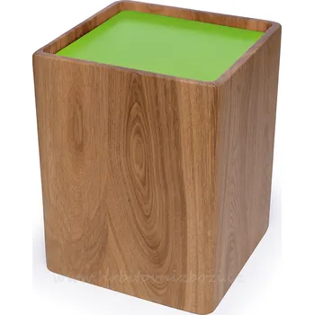 Smuteční dekorace Designová urna dubová zelená G