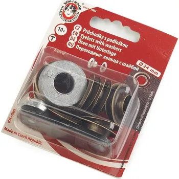 Průchodky s podložkou vnitřní Ø12 mm / vnější Ø24 mm