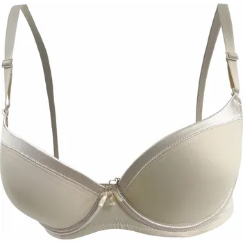 Podprsenka FANNIFEN Vyztužená Pearl podprsenka s kosticemi W18012 Barva: Béžová, Velikost: 34/75B