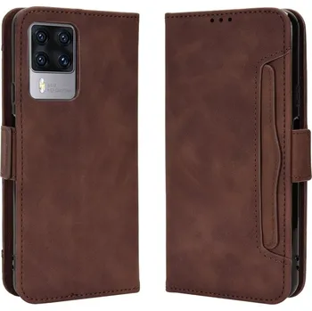 Pouzdro na tablet VSECHNONAMOBIL 65032 SLOT Peněženkový obal pro Cubot X50 hnědý