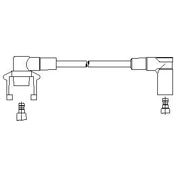 Zapalovací kabel zapalovací kabel, , 32084196, BREMI, 638/90