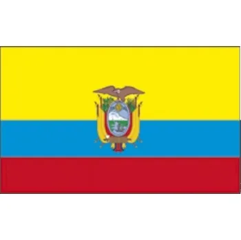 Vlajka Ekvádor 30 x 45 cm na tyčce