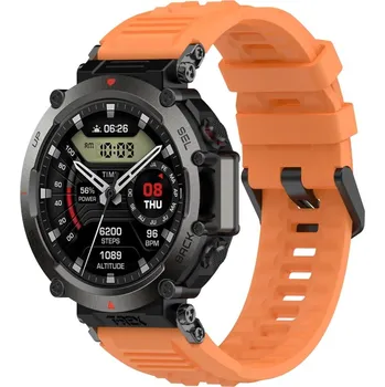 VSECHNONAMOBIL 61619 SILICONE Řemínek pro Amazfit T-Rex Ultra oranžový