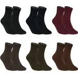 PESAIL Dámské vlněné termoponožky LY203 4 páry Barva: Mix, Velikost: 35-38