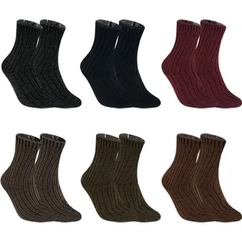 Dámské termo ponožky PESAIL Dámské vlněné termoponožky LY203 4 páry Barva: Mix, Velikost: 35-38