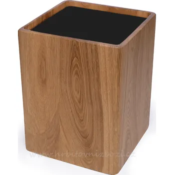 Smuteční dekorace Designová urna dubová černá B
