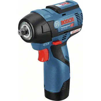 Vrtačka Bosch Professional Bosch Power Tools, 06019E0103 aku rázový utahovák, 12 V, Li-Ion, vč. 2x aku