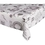 Ubrus s nešpinivou úpravou, Lunch, hnědá