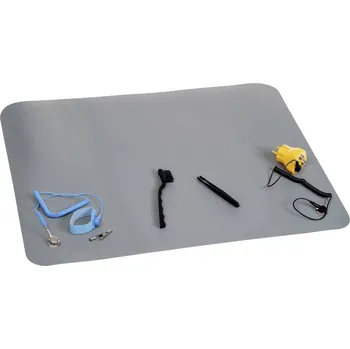 Dílenský stůl Quadrios sada ESD podložky na stůl šedá (d x š) 650 mm x 500 mm