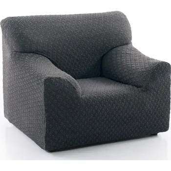 Napínací potah Potah na sedačku multielastický, dezén MARTIN, tm.šedý