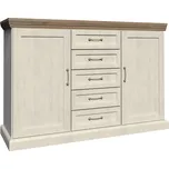 Nábytek PEGAS s.r.o. Komoda ROYAL K2D, Borovice nordická + Dub Divoký