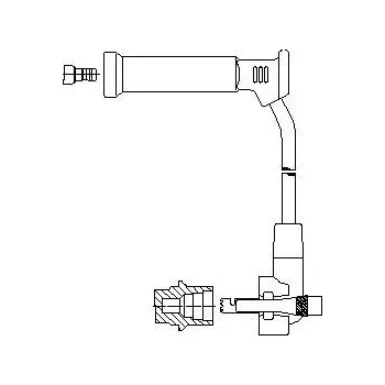 zapalovací kabel, , 1026085, 4081697, BREMI, 899/79