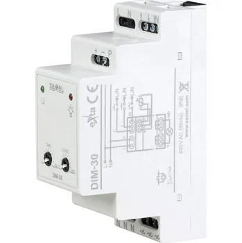 Zářivkové svítidlo Zamel EXT10000228 stmívač na DIN lištu Vhodné pro svítidlo: LED žárovka, zářivka, halogenová žárovka, žárovka
