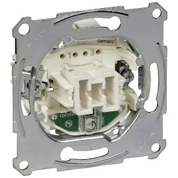 Elektroinstalační materiál SCHN MTN3137-0000 Merten - Mechanismus přepínače křížového s orientační kontrolkou řazení 7, 10A