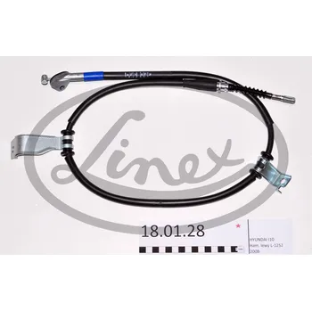 Lanko parkovací brzdy Tazne lanko, provozni brzda, , 597600X300, LINEX, 18.01.28