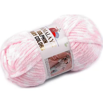 Příze Pletací žinylková příze Dolphin Baby Colors 100 g