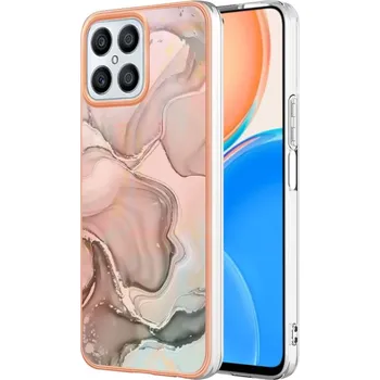 Pouzdro na tablet VSECHNONAMOBIL 58528 IMD MARBLE Ochranný kryt Honor X8 ROSE GOLD