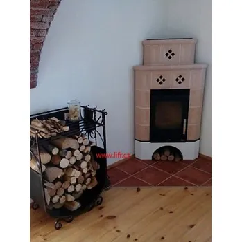 Krbové nářadí Koš na dřevo Rošt, krbové nářadí max