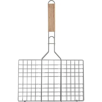 Zahradní gril Grilovací rošt ORION Mřížka grilovací na hamburgery 36x22,5 cm