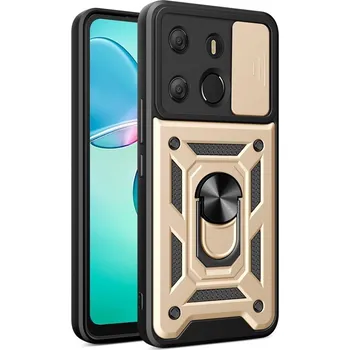 Příslušenství pro tablet VSECHNONAMOBIL 62630 RING CAMERA Kryt s držákem pro Tecno Spark Go 2023 zlatý