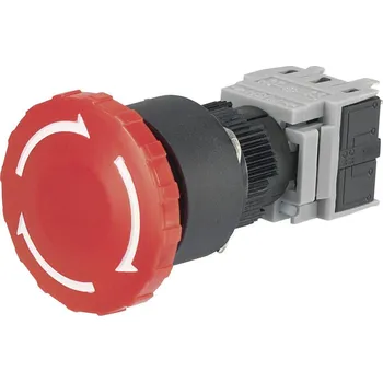 vypínač TRU COMPONENTS LAS1-BY-11TSA, 704722 nouzový vypínač, 250 V/AC, 1 rozpínací kontakt, 1 spínací kontakt, 1 ks