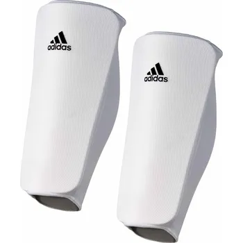 Chránič těla na box a bojový sporty Adidas elastické chrániče holení bílé Velikost: L