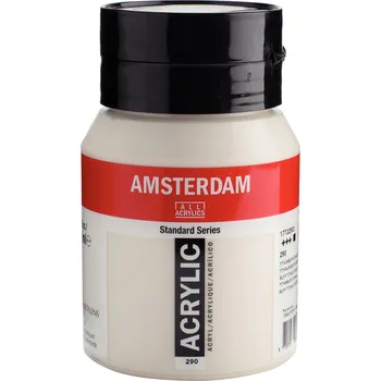 Vodová barva Akrylová barva Amsterdam Standard - 290 Titanium Buff Deep Objem: 500 ml