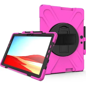 Pouzdro na tablet VSECHNONAMOBIL 55021 STANDING ULTRA Odolný kryt pro MicroSoft Surface Pro X růžový