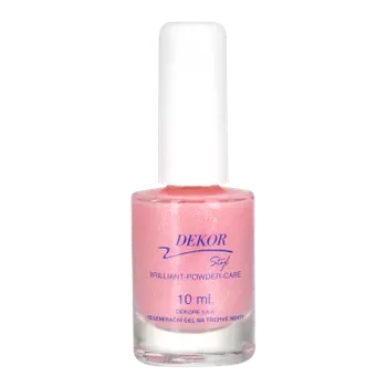 Přípravek na nehty Dekor lak nehty BRILLIANT-POWDER-CARE Regenerační gel na třepivé nehty 10 ml