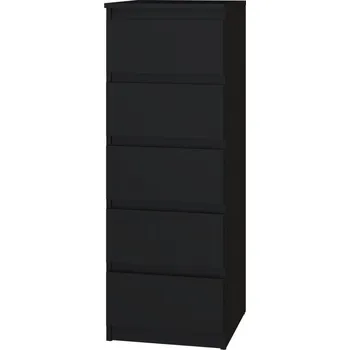 Komoda Nábytek PEGAS s.r.o. Komoda MALVÍNA W5, Černá