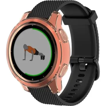 Ostatní příslušenství k chytrým hodinkám VSECHNONAMOBIL 42258 TPU Ochranný obal Garmin Vivoactive 4S / Garmin Venu 2S oranžový
