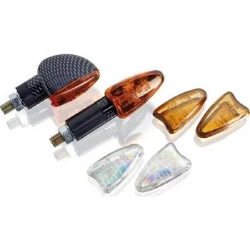 Osvětlení pro motocykl Puig Blinkry Star Long (pár) Karbonová (C)