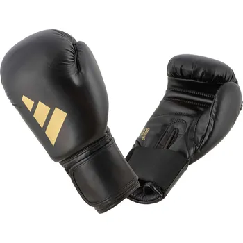 Sportovní chránič Adidas boxerské rukavice Speed 50, velikosti 4,6,8,10,12 OZ, černá/zlatá Velikost: 8oz