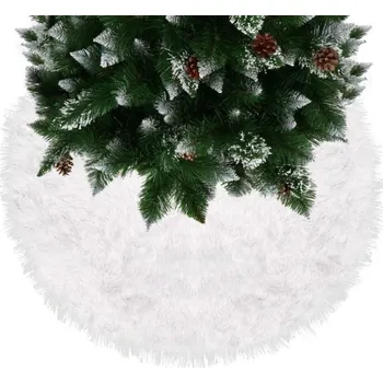 Vánoční dekorace Bestent Koberec pod stromeček 115cm White