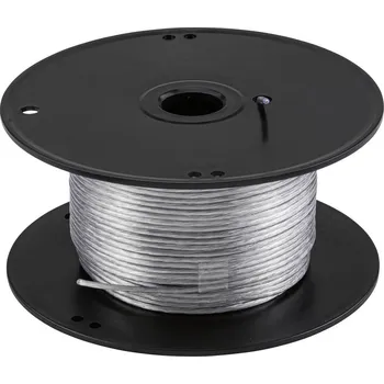 LED páska Paulmann Wire Corduo Spannseil 100m Transp 2,5qmm 94590 nízkonapěť. komponent lankových systémů transparentní