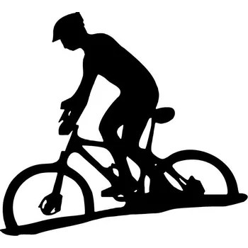 samolepka samolepka cyklista 1 (silueta cyklista )