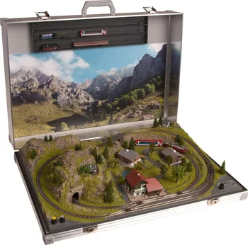 Modelová železnice NOCH 88400 kolejiště Berchtesgaden v kufříku