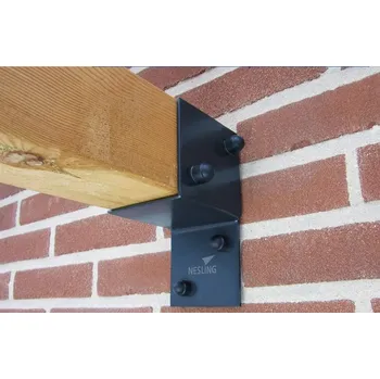 Tesařské kování Kování na pergolu - kotvící patka do zdi