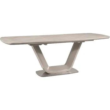 Jídelní stůl Nábytek PEGAS s.r.o. Jídelní stůl ARMANI CERAMIC, efekt šedého mramoru/šedý