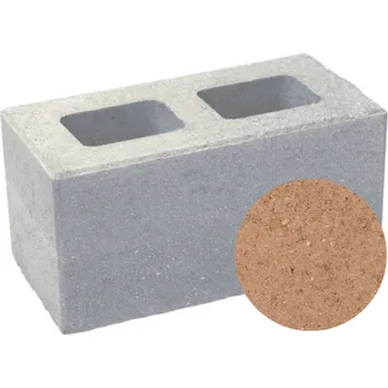 Zahradní obrubník Tvárnice CS-BETON CSBlok 40x20x20 cm hladká javor