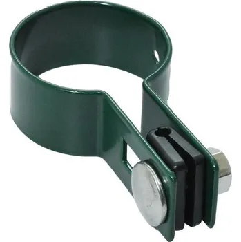 Příslušenství pro plot Objímka koncová na sloupek ZnPVC D60mm zelená
