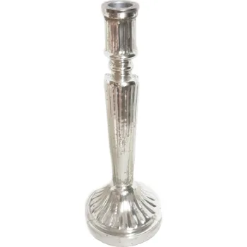 Svícen Svícen sklo 28cm antik