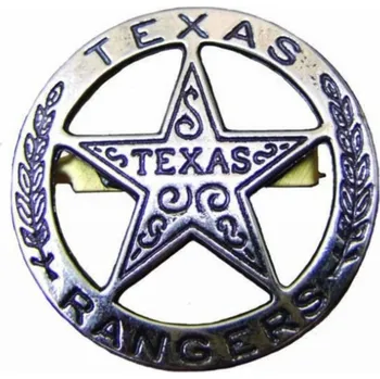 Odznak Texas Ranger - stříbrný