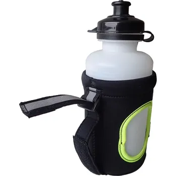 Láhev Lahev v termoobalu Acra 0,5 l - průhledná-černá