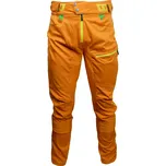 HAVEN Cyklistické kalhoty dlouhé bez laclu - SINGLETRAIL LONG - oranžová