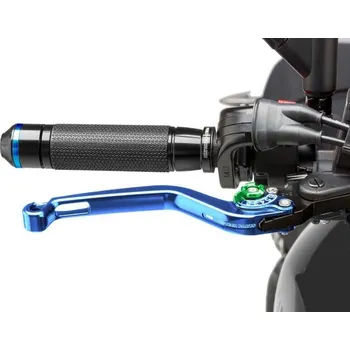 Páčka brzdy bez adaptéru PUIG 170AV dlouhé modrá/zelená