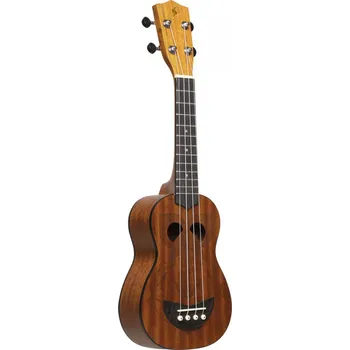 Ukulele Stagg US-TIKI EH, sopránové ukulele, přírodní